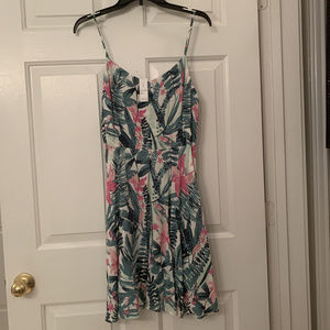 Old Navy Fit & Flare Tropical Cami Dress